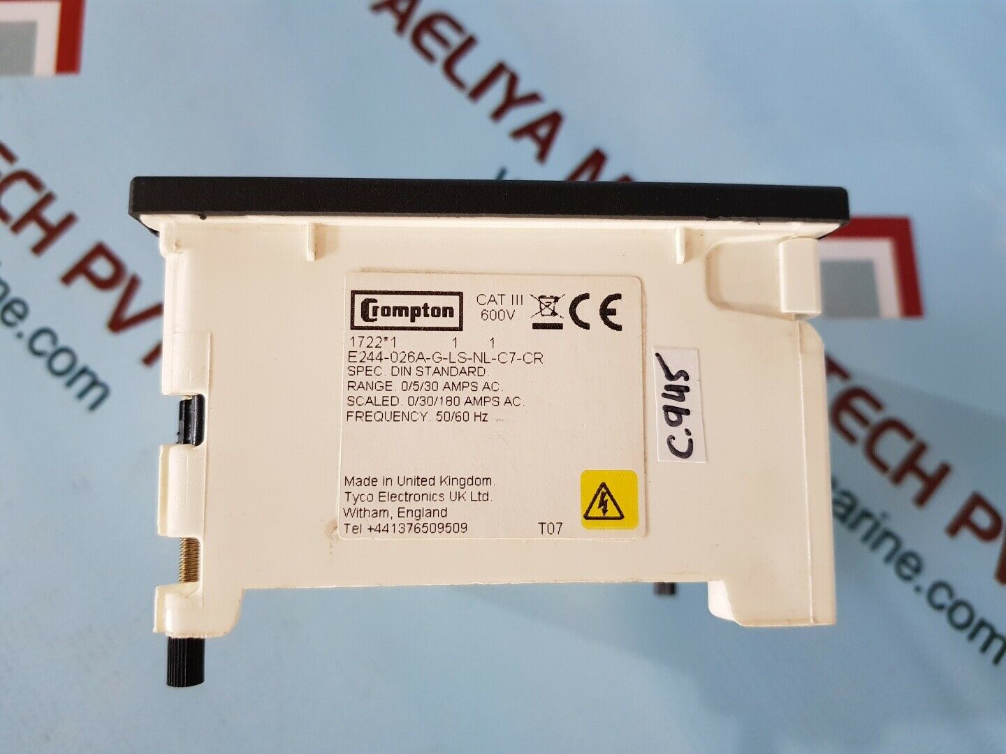 Crompton e244-026a-g-ls-nl-c7-cr ammeter range 0/5/30 a
