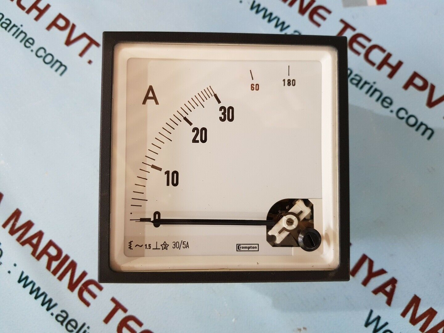 Crompton e244-026a-g-ls-nl-c7-cr ammeter range 0/5/30 a