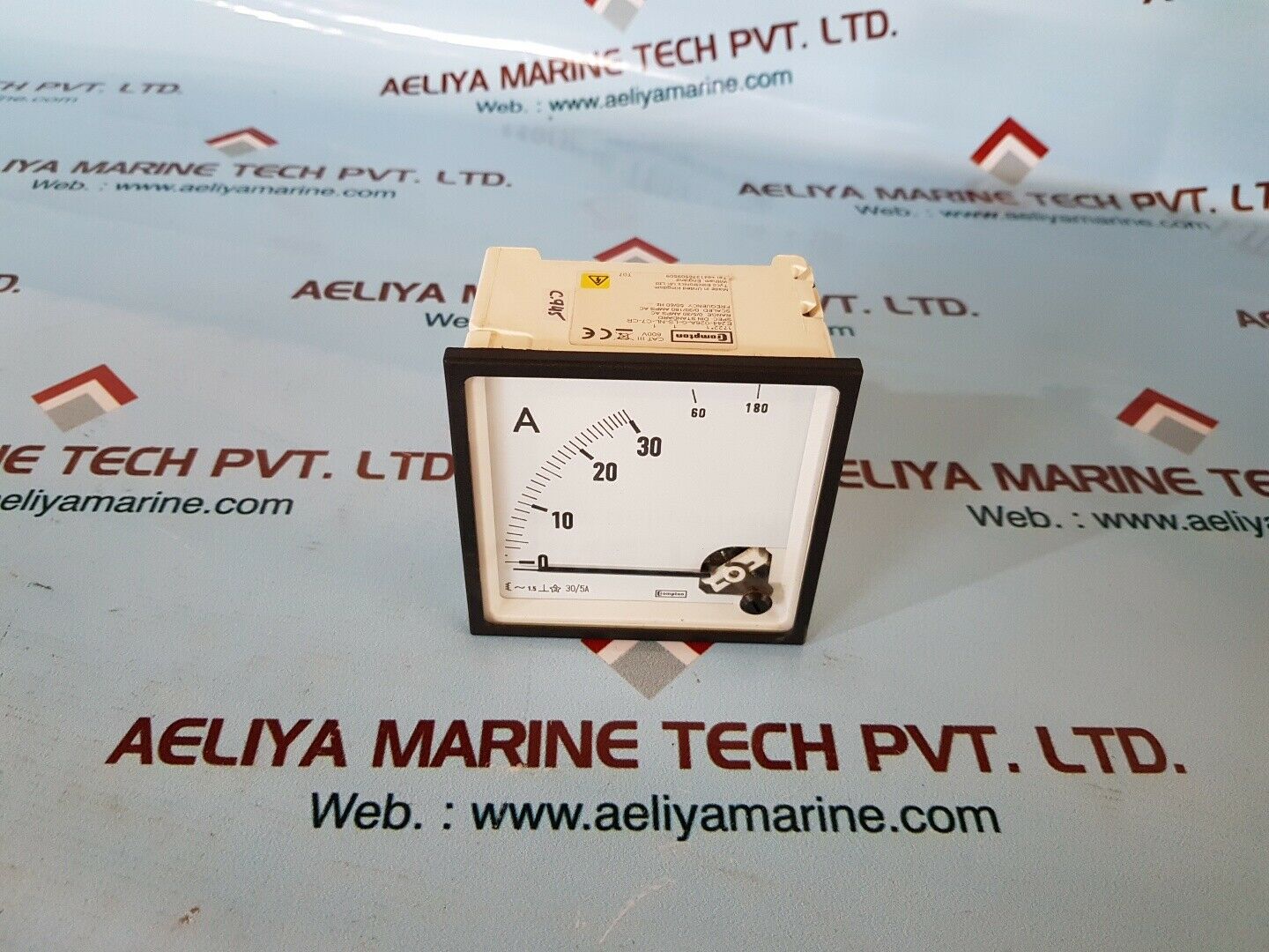 Crompton e244-026a-g-ls-nl-c7-cr ammeter range 0/5/30 a