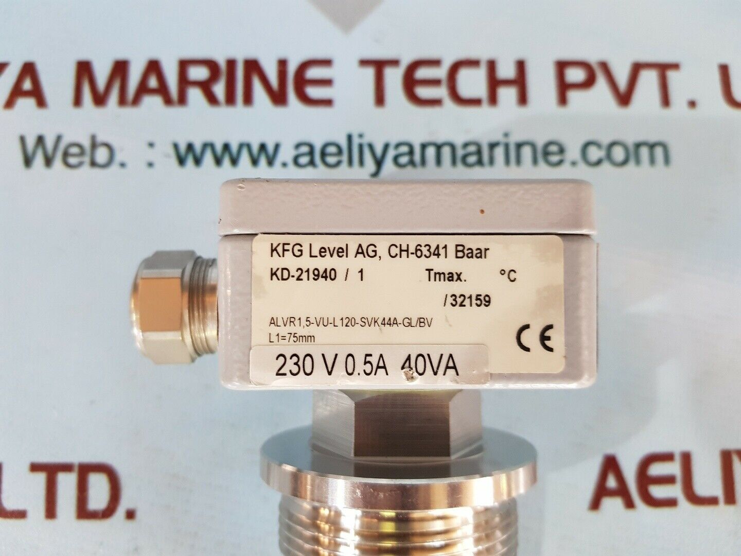 Kfg level kd-21940/1 magnetic float level transmitter ch-6341 baar