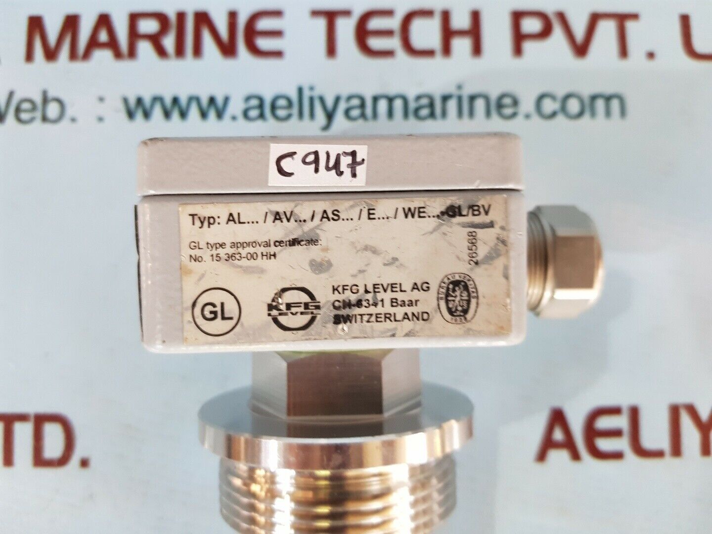 Kfg level kd-21940/1 magnetic float level transmitter ch-6341 baar