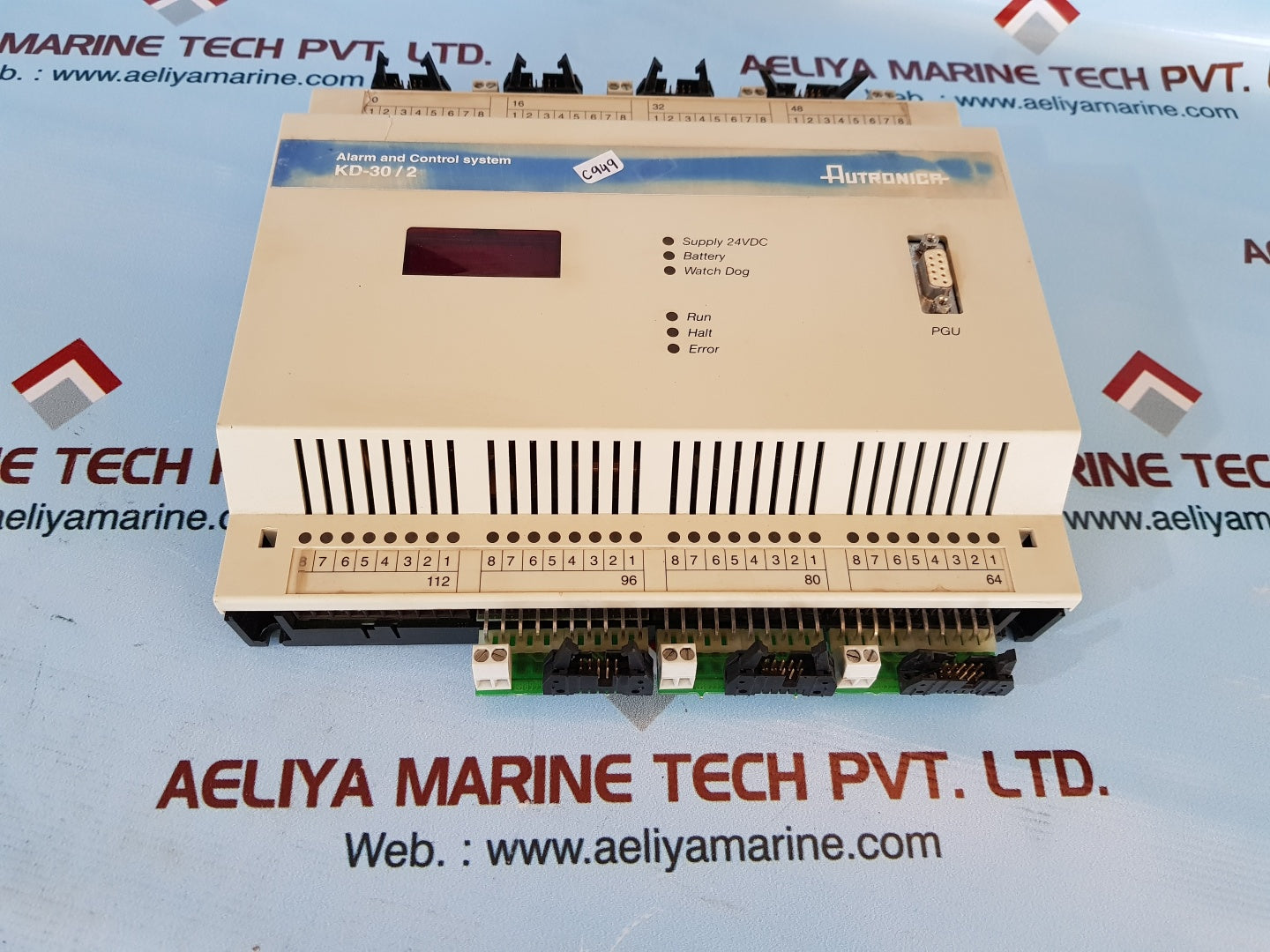 autronica kd-30/2 alarm and control system used