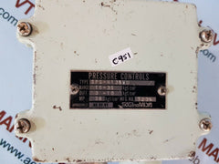 Saginomiya sps-h1 35wu pressure controls