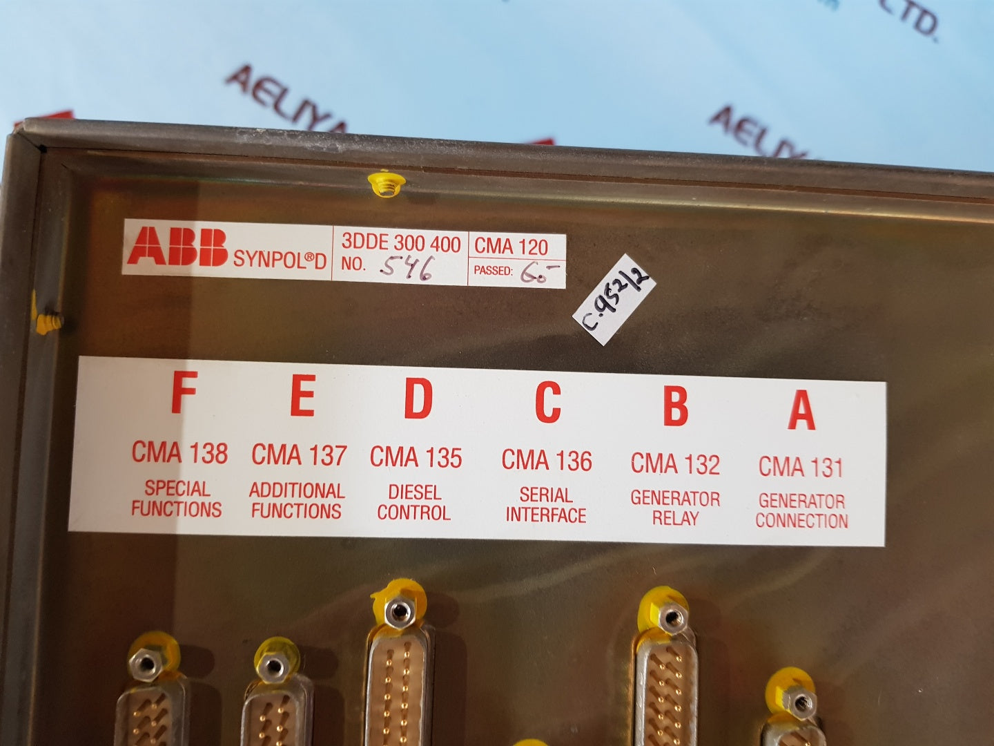 Abb synpol d cma 120 generator control & management 3dde 300 400