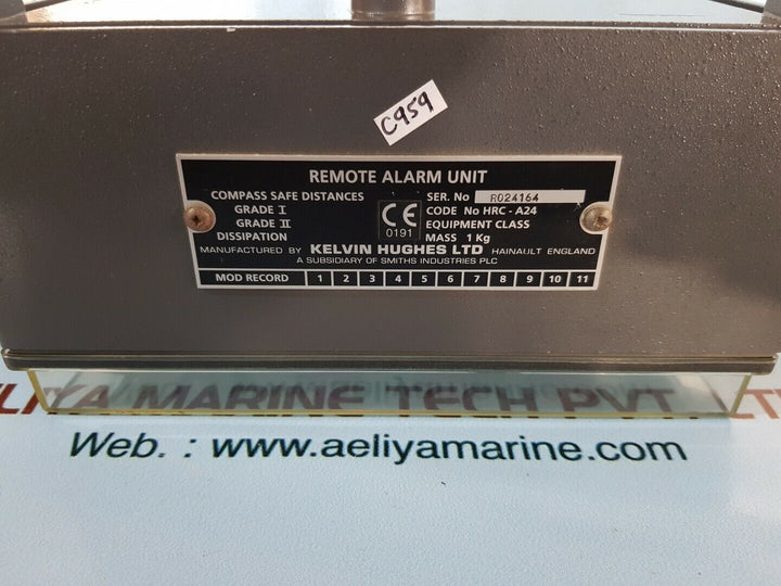 Kelvin hughes remote alarm unit hrc-a24