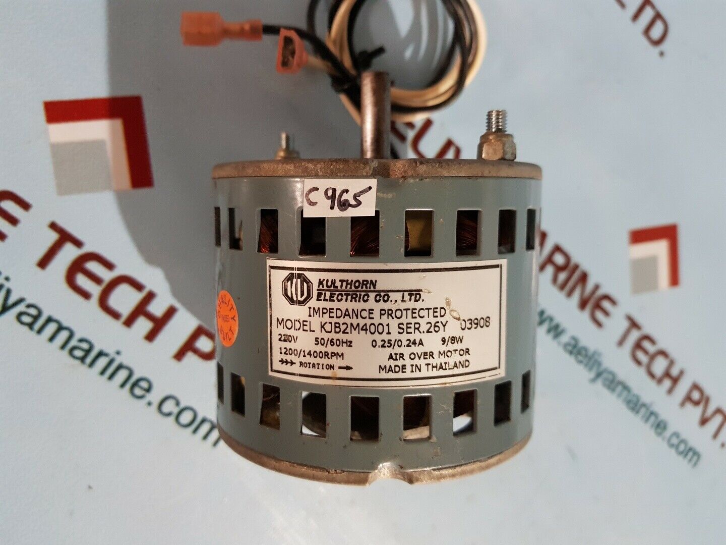 Kulthorn electric kjb2m4001 vent fan motor 1200/1400rpm