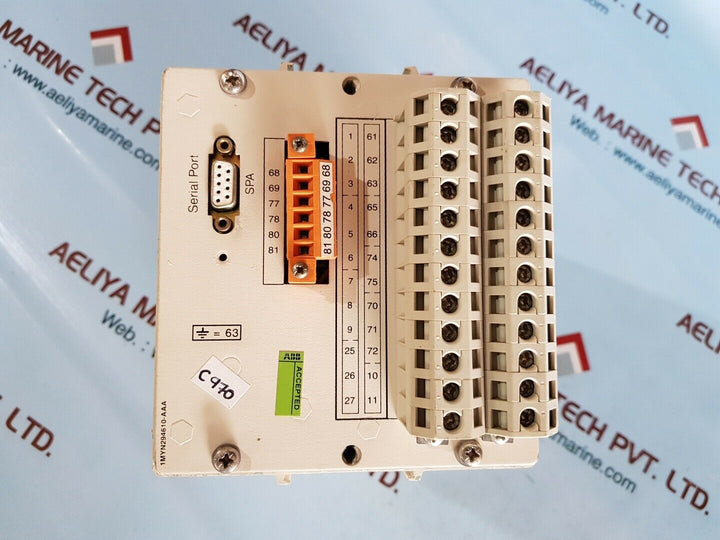 Abb spaj140c over-current and earth-fault relay