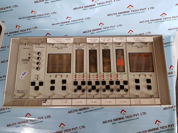 Bently Nevada 3300 System Rack Six Channel Temperature Monitor