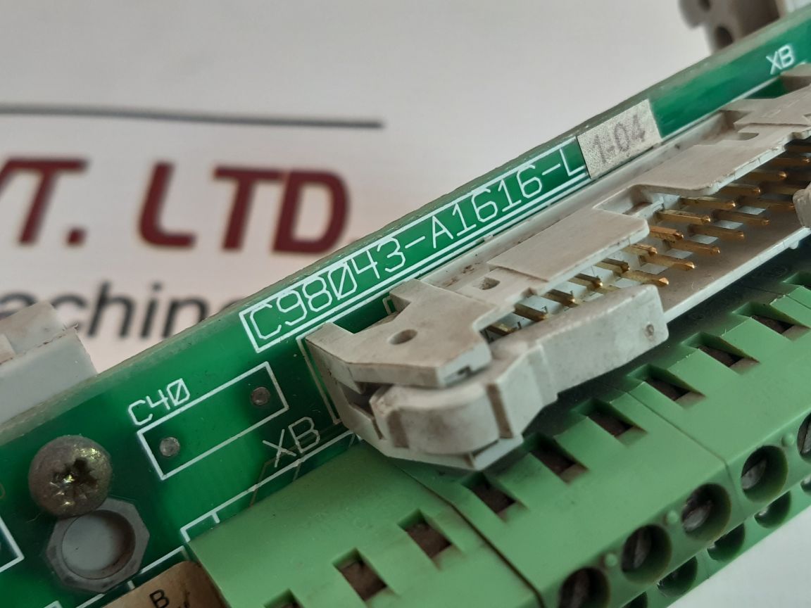 Siemens C98040-a1616-p1-02-85 Pc Terminal Board