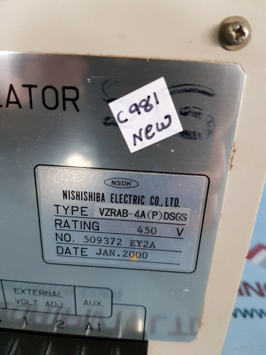 Nishishiba vzrab-4a(p)dsgs automatic voltage regulator