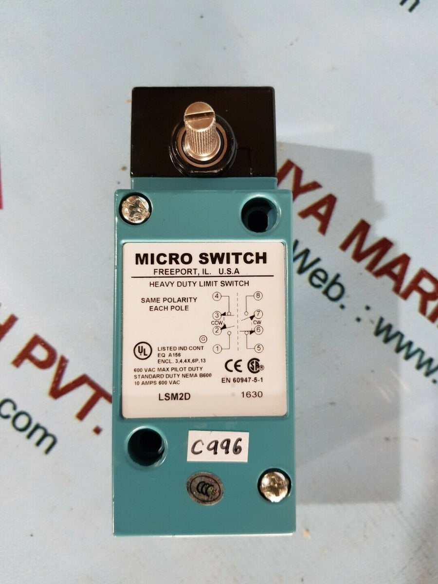 Honeywell lsm2d micro switch 600vac 10 amps 