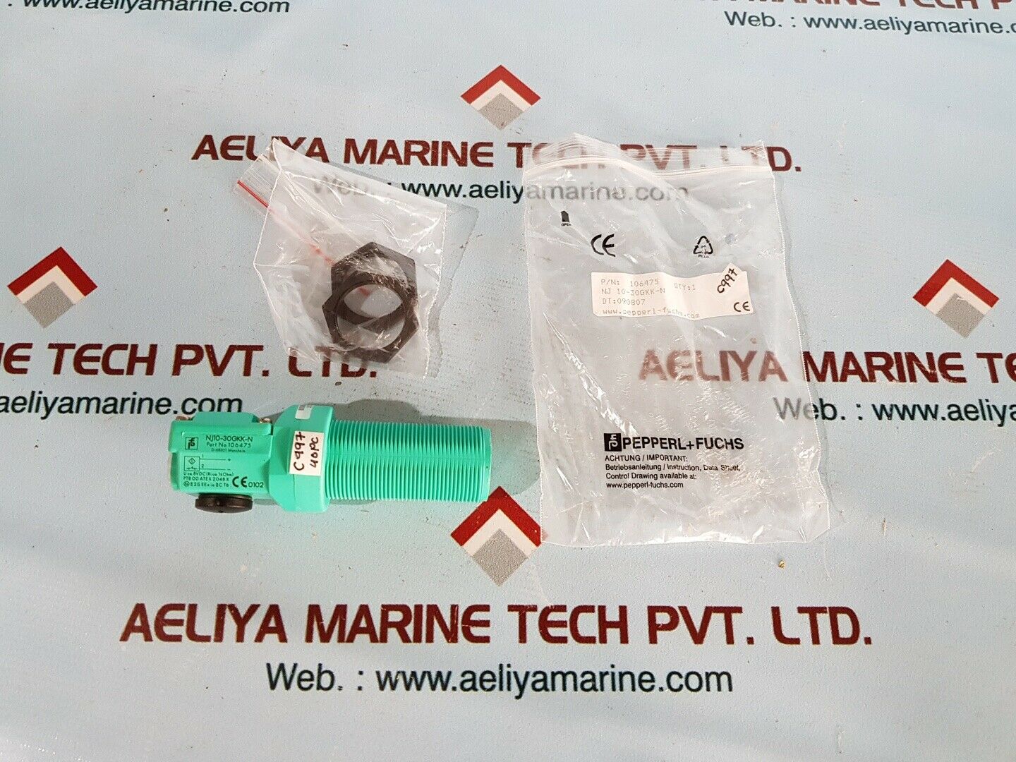 Pepperl+fuchs nj10-30gkk-n proximity switch sensor