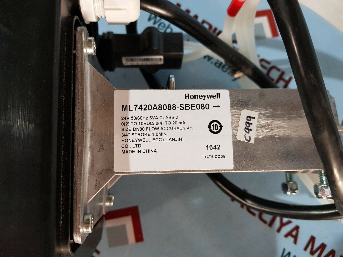 Honeywell ml7420a8088-sbe080 electric actuator assembly 