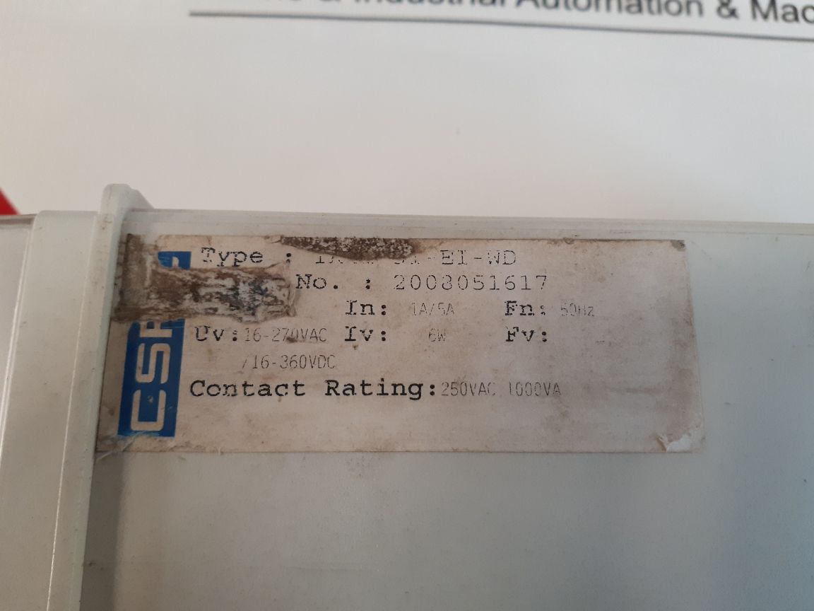 C&S Cspc Iri1-3I-ei-wd Relay 50Hz