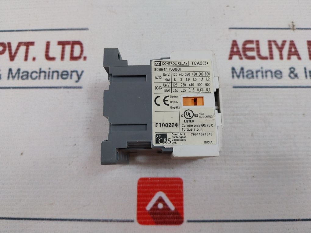 C&S Electric Tca2M Control Relay 690V