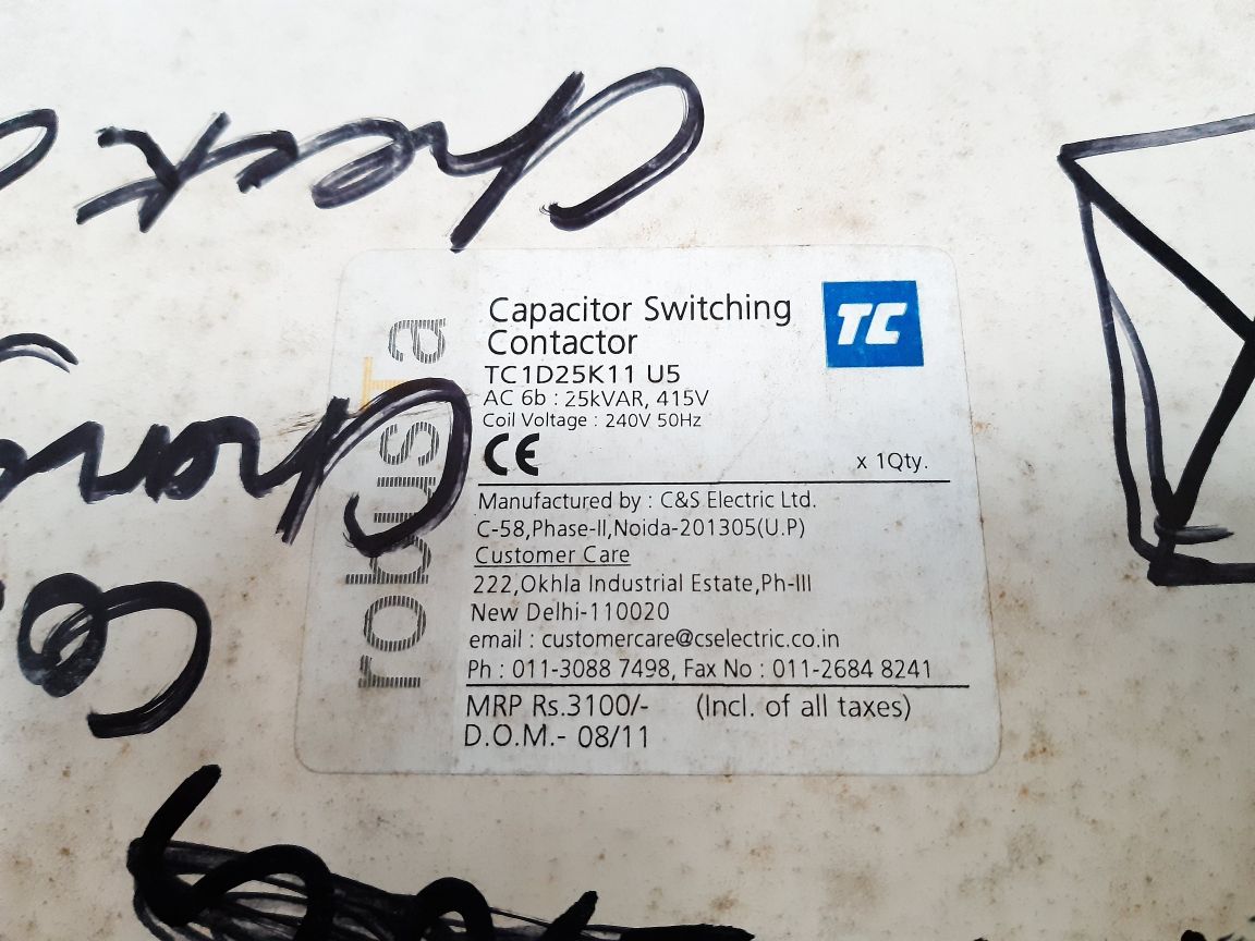 C&S Tc1 D.K Capacitor Tc1D25K11 Switching Connerctor With Box