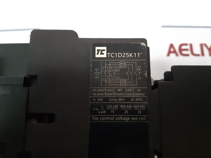 C&S Tc1 D.K Capacitor Tc1D25K11 Switching Connerctor With Box