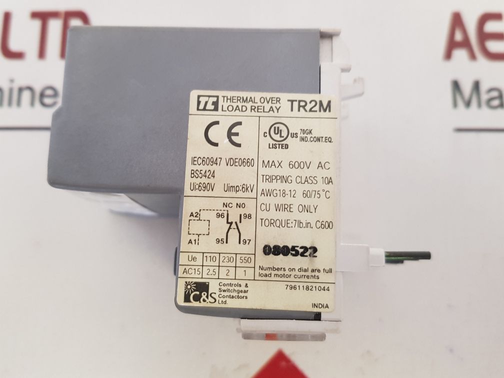 C&S Tr2M Thermal Overload Relay