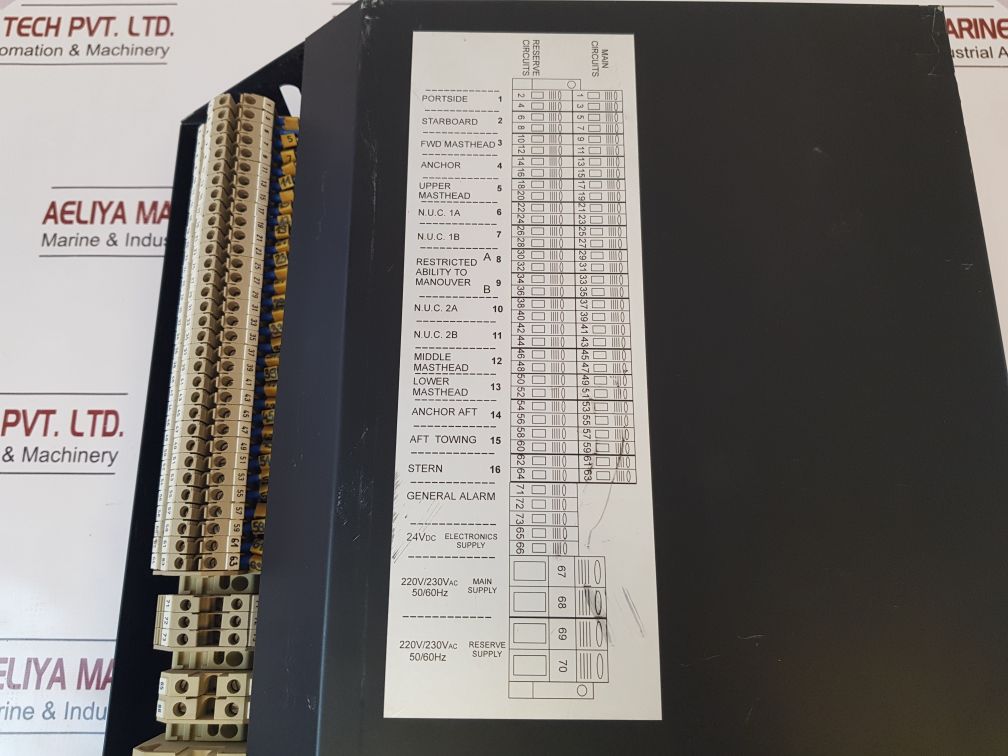 C&T Elmech Tsn 16-230/230 Navigation Lights Board 230V 50/60Hz