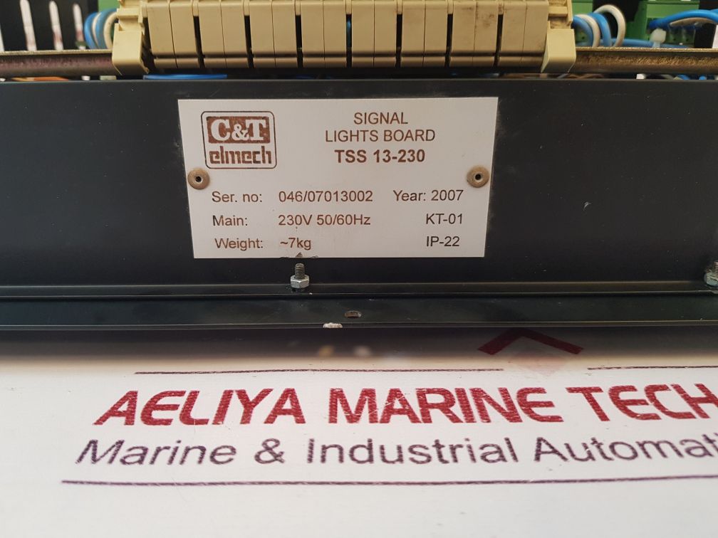 C&T Elmech Tss 13-230 Signal Lights Board