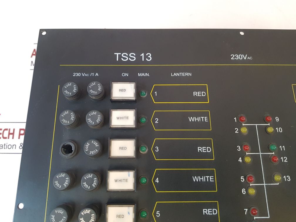 C&T Elmech Tss 13-230 Signal Lights Board