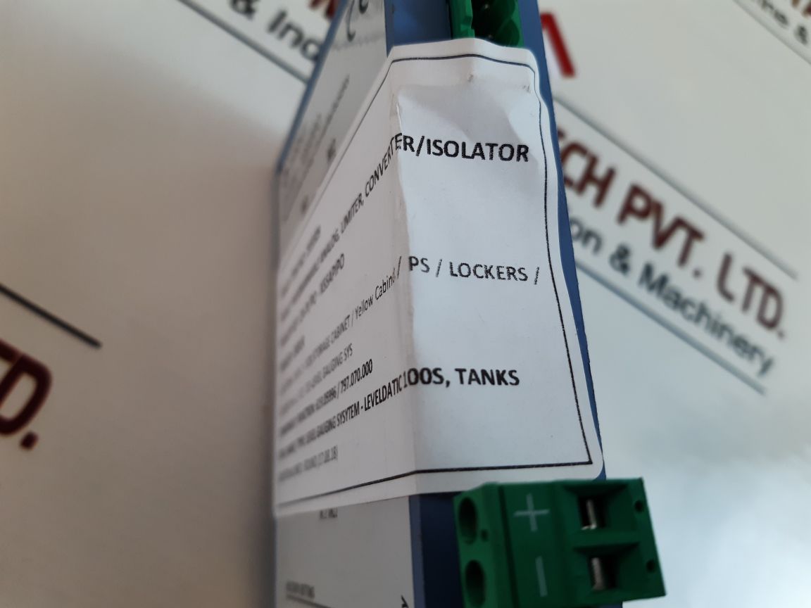 Cabur Ca-pi/Po-xssapipo Programmable Analog Converter Isolator