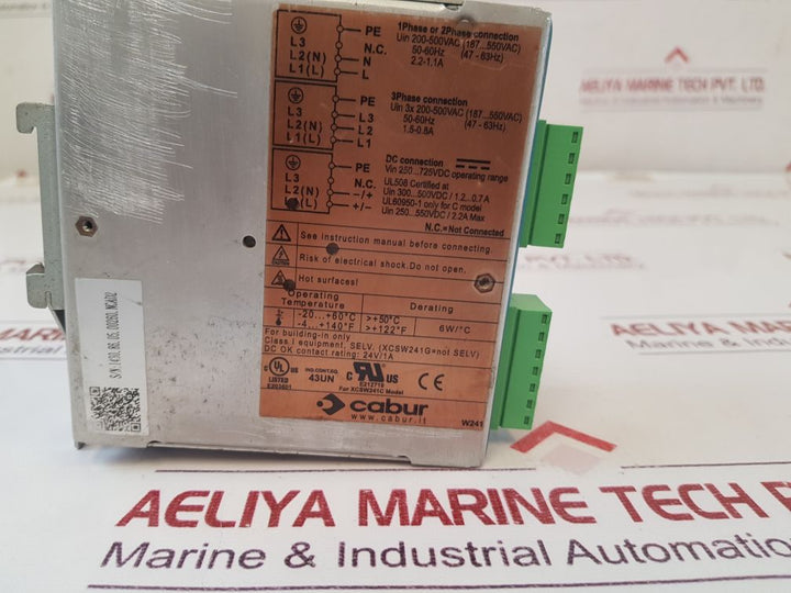 Cabur Xcsw241C Power Supply Din Rail