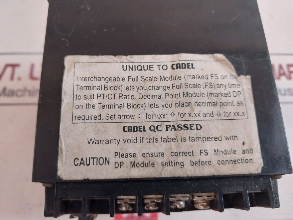 Cadel Cd 221 Ampere Meter 415 V Ac