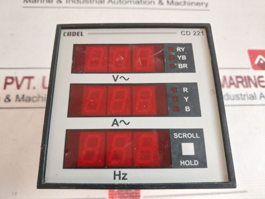 Cadel Cd 221 Ampere Meter 415 V Ac