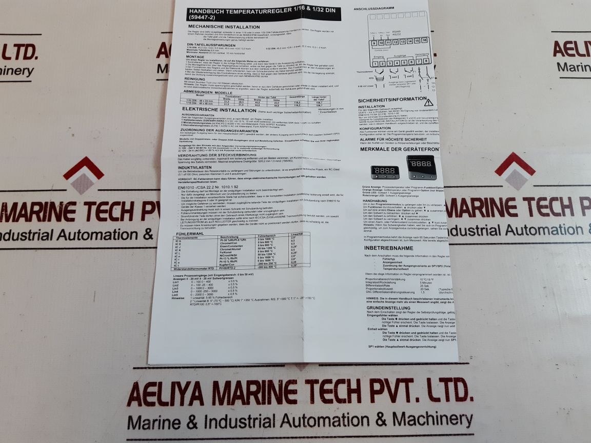 Cal controls 312-1841 temperature controller