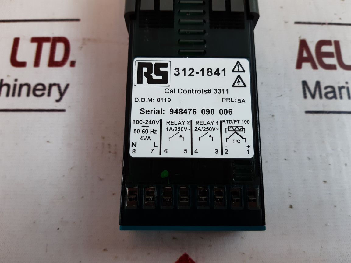Cal controls 312-1841 temperature controller