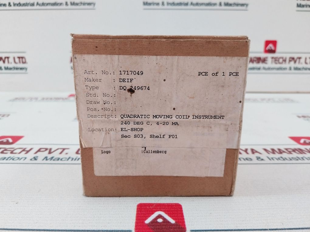 Callenberg Dq96-c Panel Meter 0-20 Ma