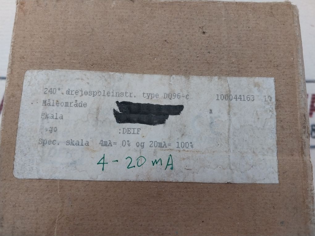 Callenberg Dq96-c Panel Meter 4-20 Ma 