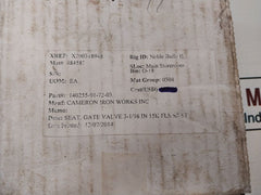 Cameron 140255-01-72-03 Seat Gate Valve