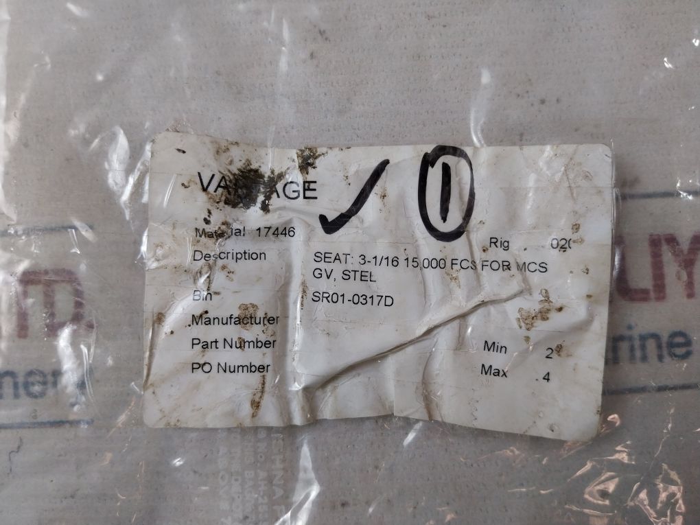 Cameron 140296-01-04-03 Seat Valve