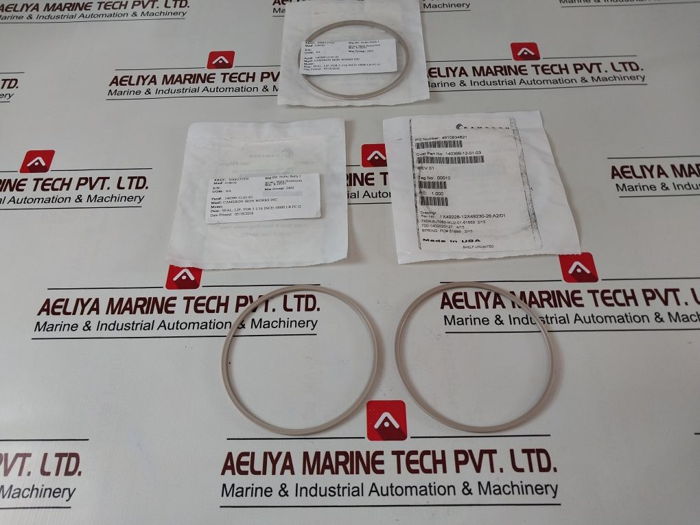 Lot Of 10X Cameron 140399-12-01-03 Lip Seal Ring