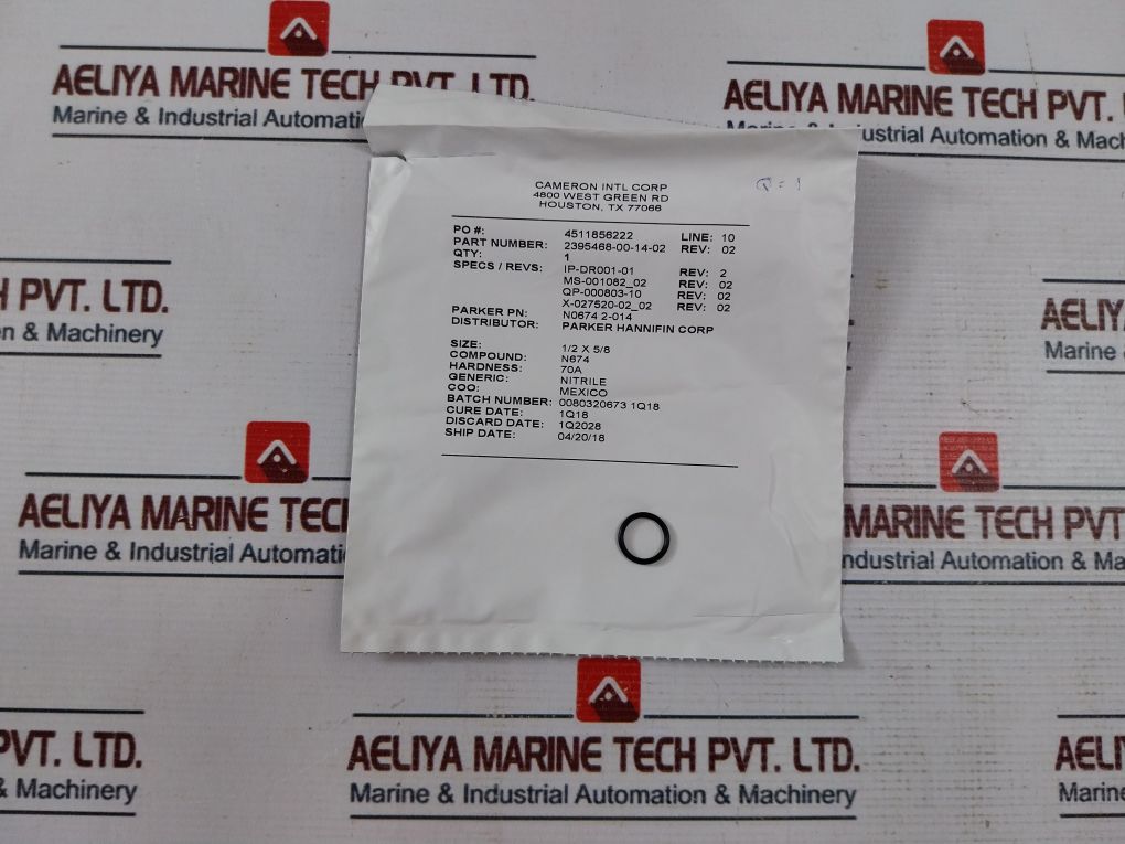 Cameron 2020810-01-99 Solenoid Coil Section Seal Repair Kit W/ Coil