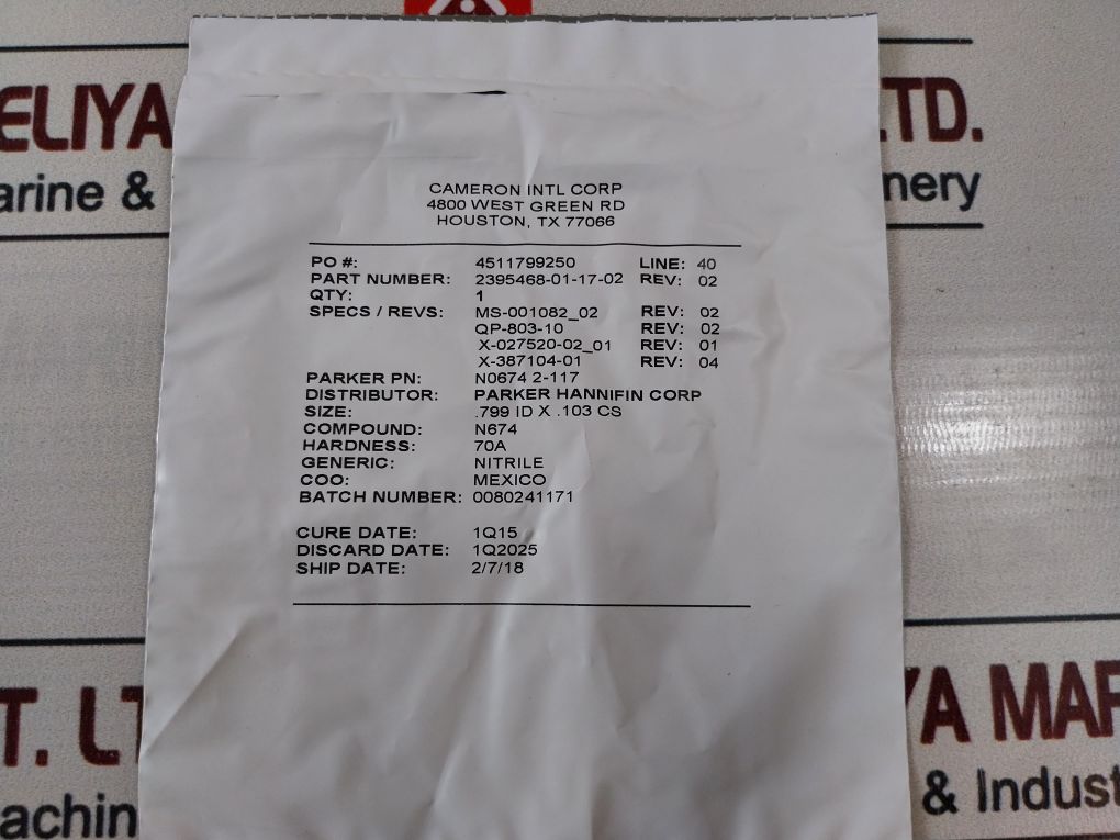 Cameron 2185018-00-49 1/4