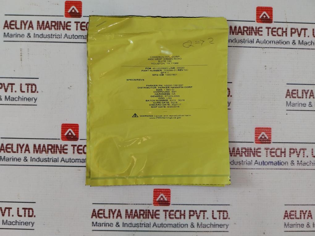 Cameron 2390581-01-99 Drg Valve Repair Kit