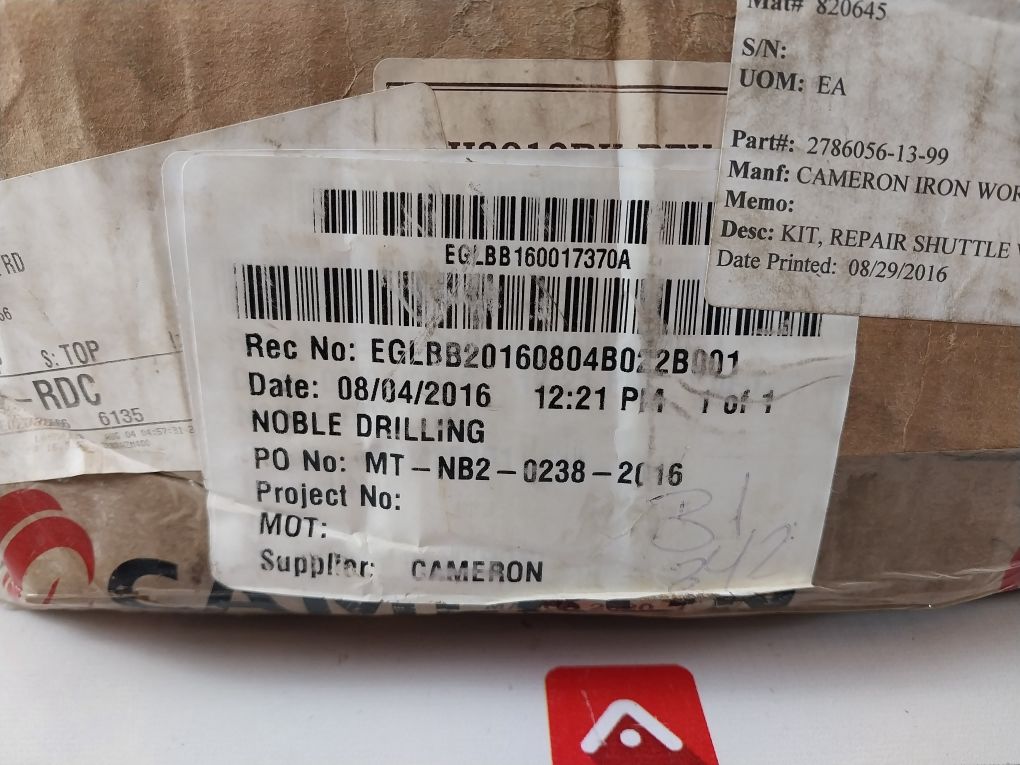 Cameron 2786056-13-99 Shuttle Valve Repair Kit