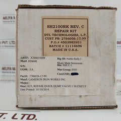 Cameron 2786056-17-99 Valve Repair Kit