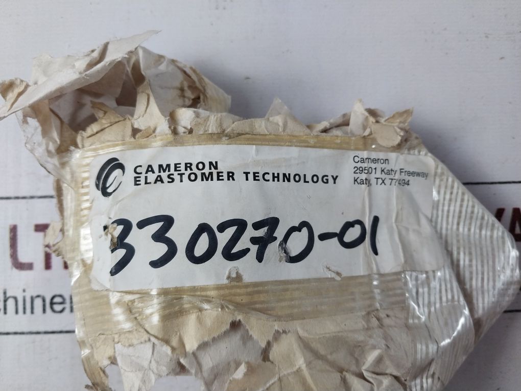 Cameron 330270-01 Retainer Plate 