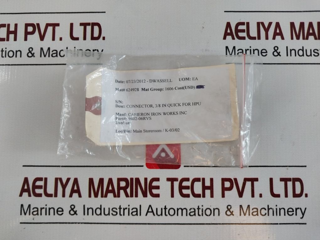 Cameron 9402-06Rvs Connector
