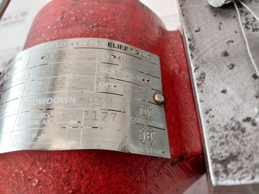 Cameron Swagelok 96606-521B64Fc Nuflo Pilot-operated Safety Relief Valve