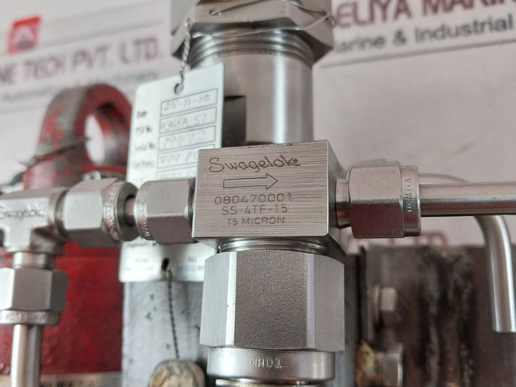 Cameron Swagelok 96606-521B64Fc Nuflo Pilot-operated Safety Relief Valve