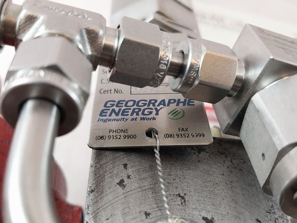 Cameron Swagelok 96606-521B64Fc Nuflo Pilot-operated Safety Relief Valve