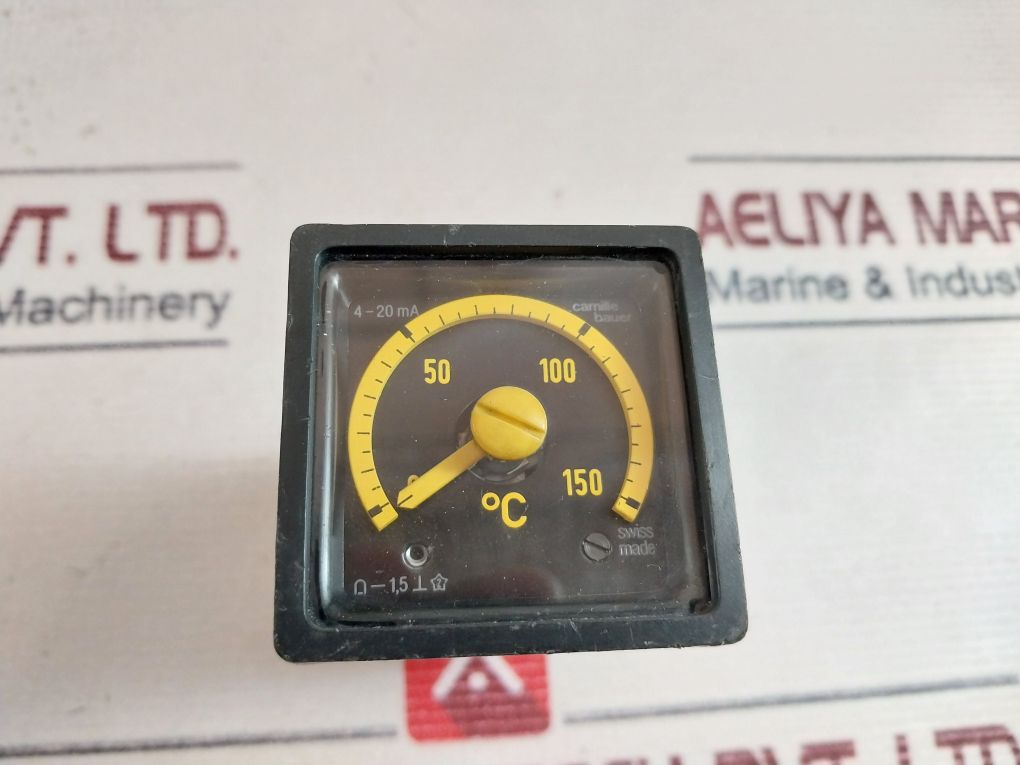 Camille Bauer 0-150 °C Mounting Indicator Panel 4-20 Ma