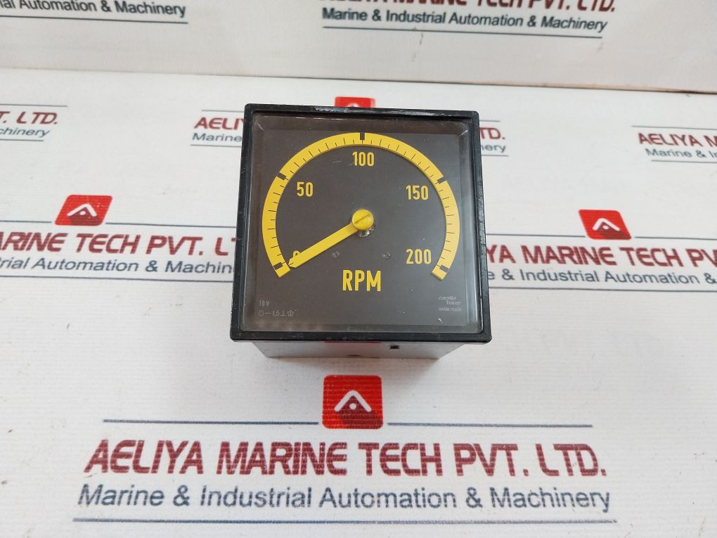 Camille Bauer 0-200 Rpm Meter 10V