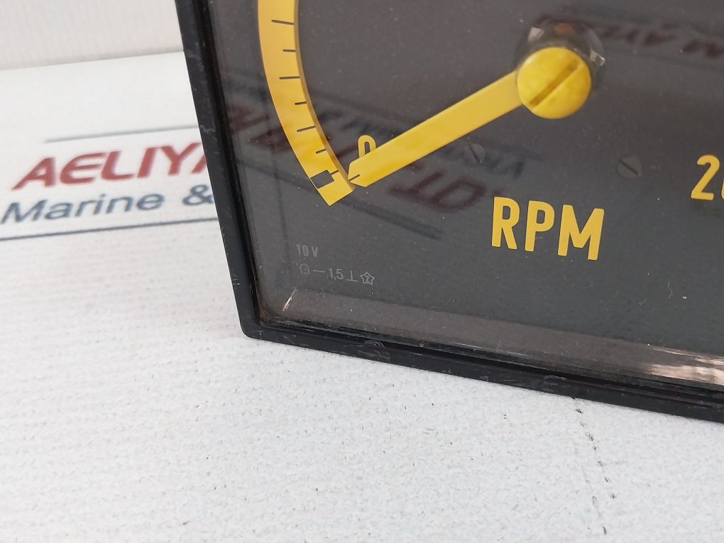 Camille Bauer 0-200 Rpm Meter 10V