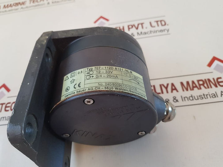 Camille Bauer 707-112D A151/Hlm Angle Rotation Transmitter
